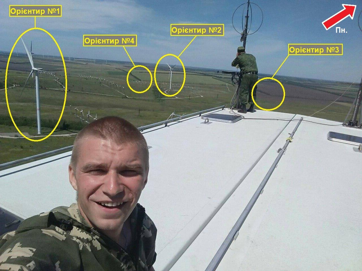 Російський військовослужбовець показав на фотографії комплекс радіоелектронних засобів розвідки