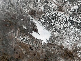 Рибінська водосховище   Фотографія з супутника