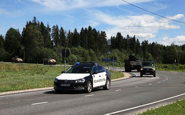 Мета збройних сил Німеччини - ознайомлення з ландшафтом і умовами вишколу в Естонії і відпрацювання рутинних дій в місцевих умовах