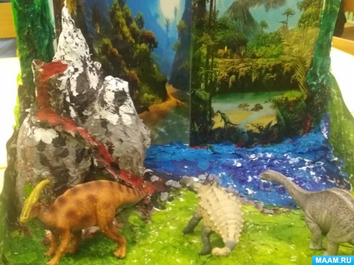 Макет «Долина динозаврів»   Доброго часу доби, шановні колеги
