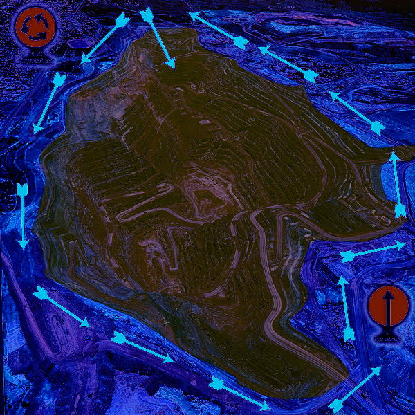 Імітація біологічної синьою ПК ЕОМ палітри мозку Сифіліс об'їзду кимберлита (автор)   Імітує біологічну рожеву палітру мозку Дикий вітер (з палітри Червоний кошмар)