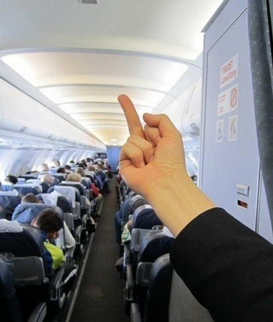 У 2013 році стюардеса авіакомпанії «Аерофлот» тисячі слів про пасажирів воліла одну лаконічну фотографію