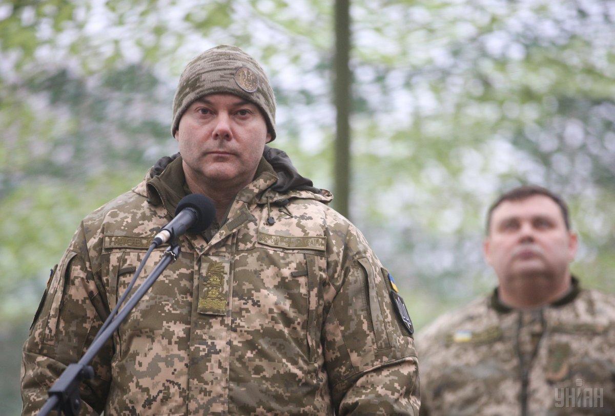 Командувач ООС Сергій Наєв вважає, що Путіну вигідно шантажувати Україну з придністровського сценарію