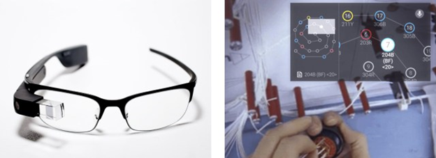 згідно   даними з доповіді компанії   Boeing за проектом, «використання Google Glass дозволило скоротити час виробництва на одну чверть і скоротити кількість помилок в два рази»